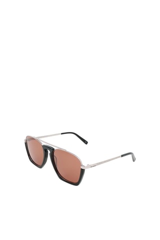 Lunettes de soleil homme - Catégorie 3 - Karl Lagerfeld - Noir et argenté