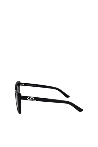 Lunettes de soleil femme Catégorie 3 - Karl Lagerfeld - Noir, argenté et gris