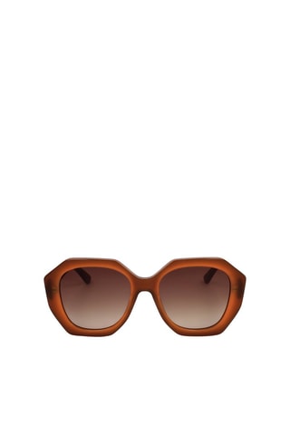 Lunettes de soleil femme - Catégorie 3 - Karl Lagerfeld - Beige et marron