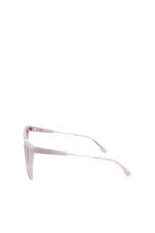 Lunettes de soleil femme - Catégorie 2 - Dsquared2 - Blanc et marron