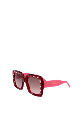 Lunettes de soleil femme - Catégorie 2 - Carolina Herrera - Rouge, marron et rose