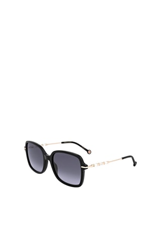 Lunettes de soleil femme - Catégorie 3 - Carolina Herrera - Blanc, noir, doré et gris
