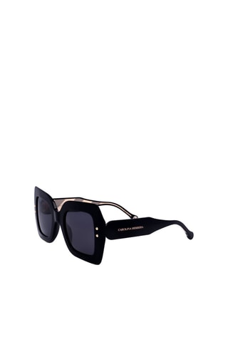 Lunettes de soleil femme - Catégorie 3 - Carolina Herrera - Noir, doré et gris
