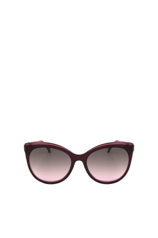 Lunettes de soleil femme - Catégorie 2 - Carolina Herrera - Rouge, rose, doré et gris