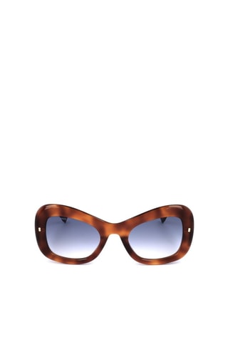 Lunettes de soleil femme - Catégorie 2 - Dsquared2 - Bleu et marron