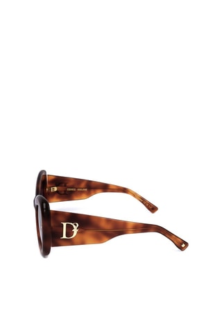 Lunettes de soleil femme - Catégorie 2 - Dsquared2 - Bleu et marron