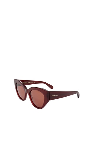 Lunettes de soleil femme - Catégorie 3 - Ferragamo - Rouge