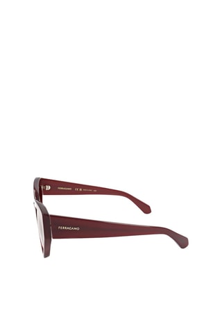 Lunettes de soleil femme - Catégorie 3 - Ferragamo - Rouge