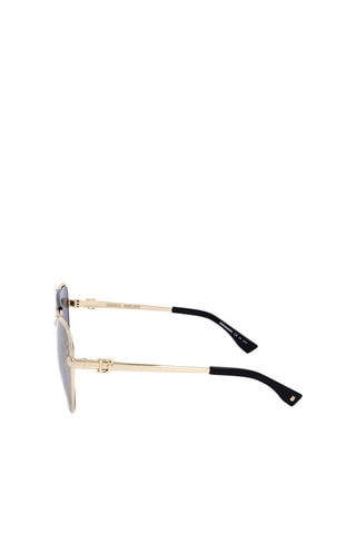 Lunettes de soleil femme - Verres effet miroir - Catégorie 2 - Dsquared2 - Doré et gris