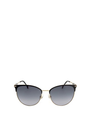 Lunettes de soleil femme - Catégorie 3 - Carolina Herrera - Blanc, noir et doré