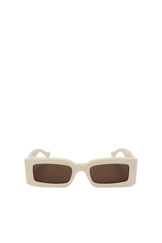 Lunettes de soleil femme - Catégorie 3 - Gucci - Blanc