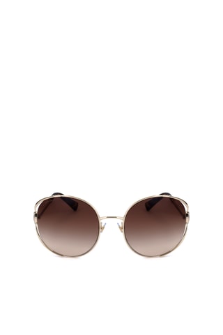 Lunettes de soleil femme - Catégorie 2 - Bulgari - Doré rose