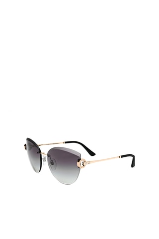Lunettes de soleil femme - Catégorie 2 - Bulgari - Doré rose