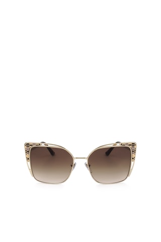 Lunettes de soleil femme - Catégorie 2 - Bulgari - Doré