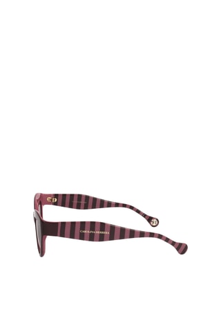 Lunettes de soleil femme - Catégorie 1 - Carolina Herrera - Marron et rose