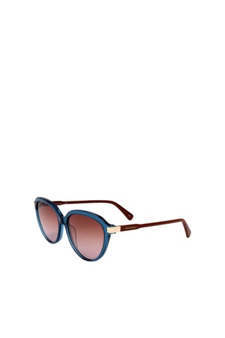 Lunettes de soleil femme - Catégorie 2 - Longchamp - Bleu et marron