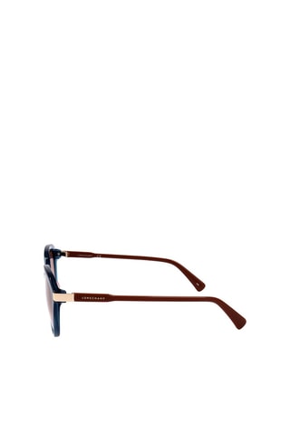 Lunettes de soleil femme - Catégorie 2 - Longchamp - Bleu et marron