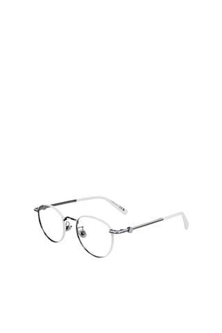 Lunettes de vue homme - Moncler - Blanc et argenté