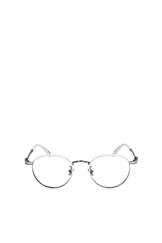 Lunettes de vue homme - Moncler - Blanc et argenté