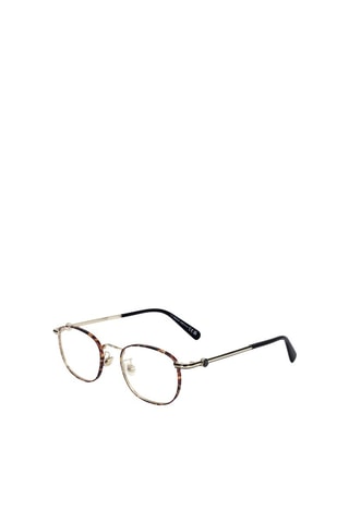 Lunettes de vue homme - Moncler - Noir, marron et argenté