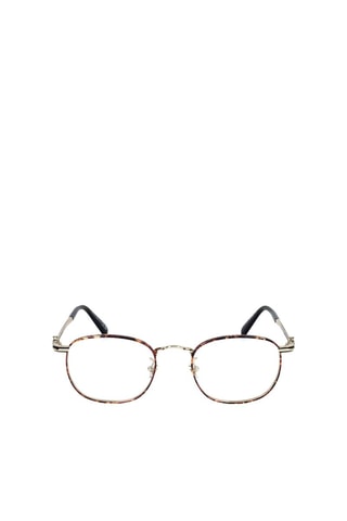 Lunettes de vue homme - Moncler - Noir, marron et argenté