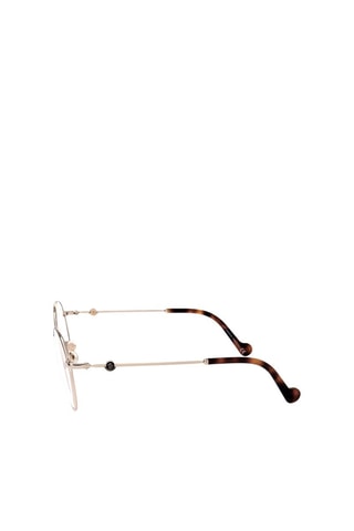 Lunettes de vue femme - Moncler - Noir et doré