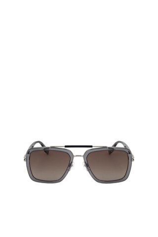 Lunettes de soleil homme - Catégorie 3 - Marc Jacobs - Marron, argenté et gris