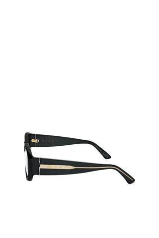 Lunettes de vue femme - Marni - Noir et doré