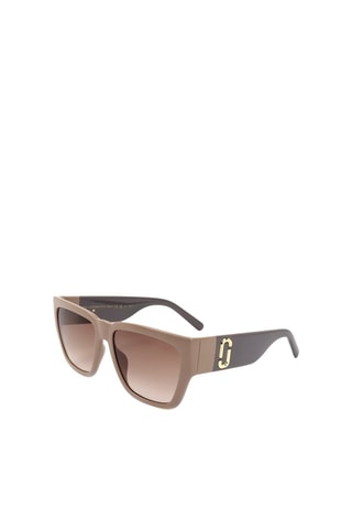 Lunettes de soleil femme - Catégorie 2 - Marc Jacobs - Marron, rose et gris