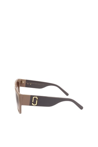 Lunettes de soleil femme - Catégorie 2 - Marc Jacobs - Marron, rose et gris