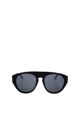 Lunettes de soleil homme - Catégorie 2 - Kris Van Assche by Linda Farrow - Noir