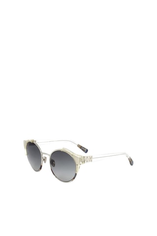 Lunettes de soleil homme - Catégorie 2 - Kris Van Assche by Linda Farrow - Blanc et gris