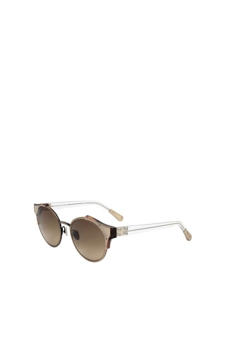 Lunettes de soleil homme - Catégorie 2 - Kris Van Assche by Linda Farrow - Blanc, marron et gris