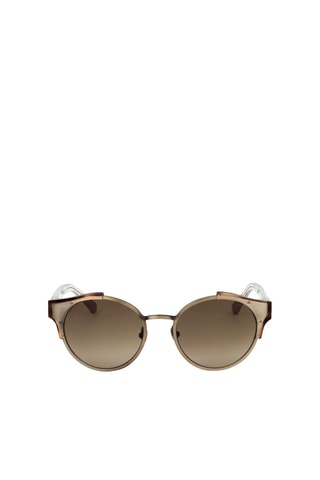 Lunettes de soleil homme - Catégorie 2 - Kris Van Assche by Linda Farrow - Blanc, marron et gris