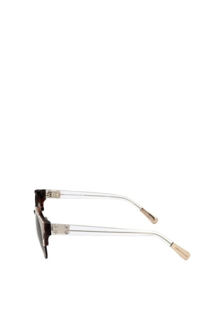 Lunettes de soleil homme - Catégorie 2 - Kris Van Assche by Linda Farrow - Blanc, marron et gris