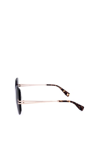 Lunettes de soleil femme - Catégorie 3 - Marc Jacobs Runway - Noir, marron et doré