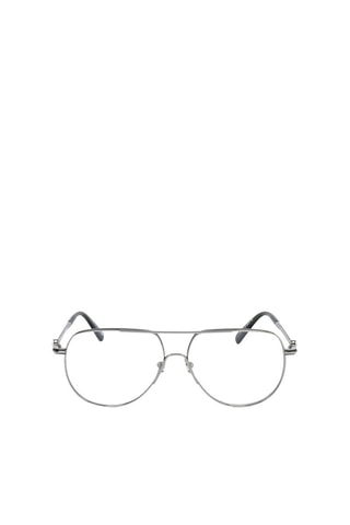 Lunettes de vue homme - Moncler - Vert et argenté