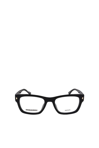 Lunettes de vue femme - Dsquared2 - Noir et doré