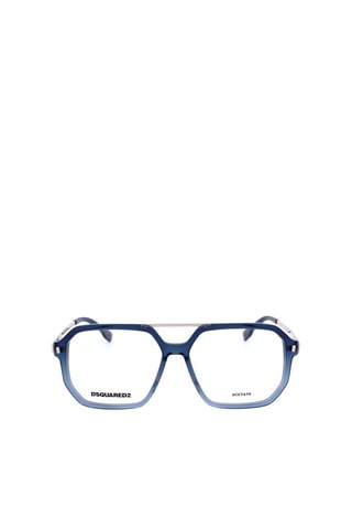 Lunettes de vue homme - Dsquared2 - Bleu et doré