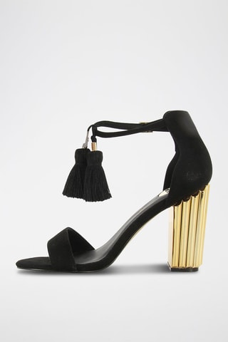 Sandales à talons - Noir