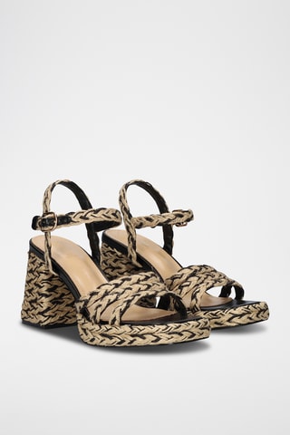 Sandales à talons - Noir