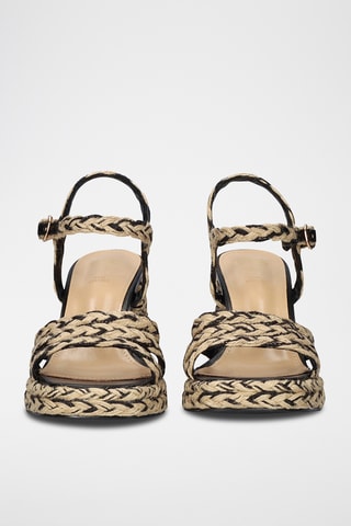 Sandales à talons - Noir