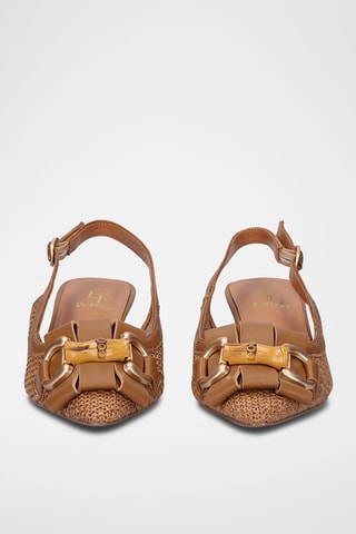 Sandali con tacco - Cammello