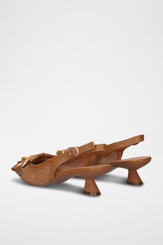 Sandali con tacco - Cammello