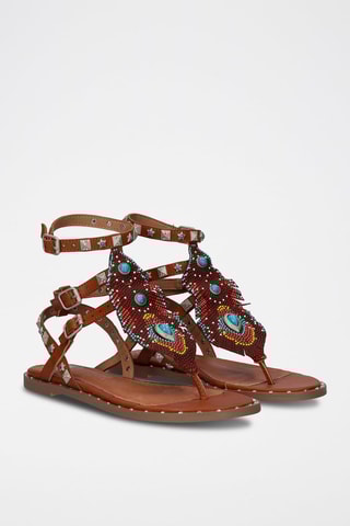 Sandali alla schiava - Marrone