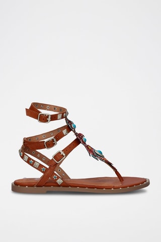 Sandali alla schiava - Marrone