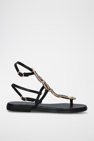 Sandali alla schiava - Nero