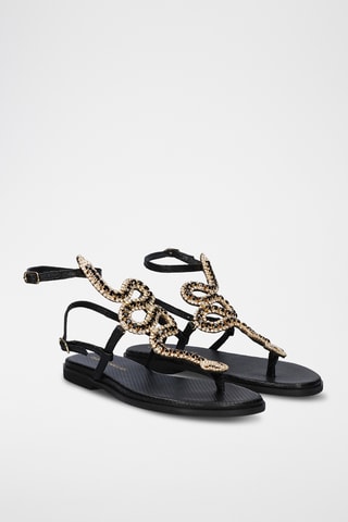 Sandali alla schiava - Nero