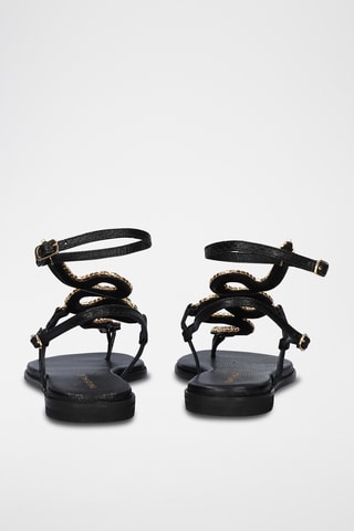 Sandali alla schiava - Nero