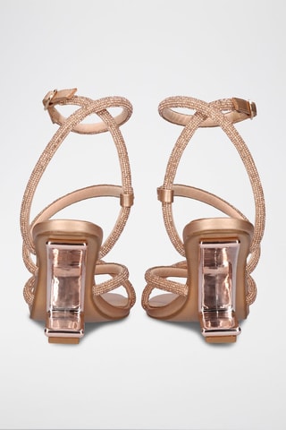 Sandali con tacco - Dorato